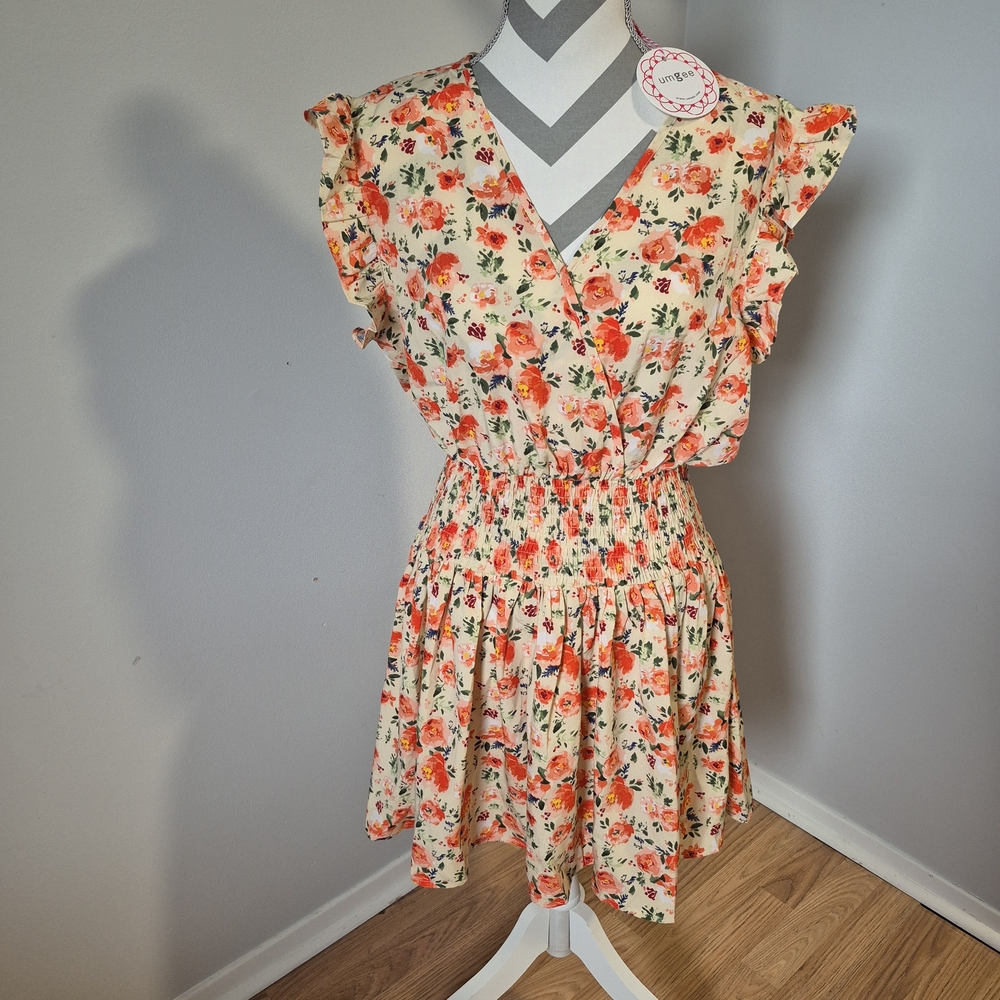 Umgee Floral Patterned Garment